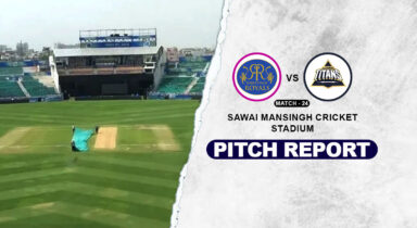 RR vs GT Pitch Report: Teams should bat or bowl first on balanced surface of Sawai Mansingh Stadium?