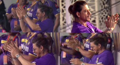 Catch various emotions of Shah Rukh Khan as KKR impresses vs LSG