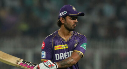 Nitish Rana rejoins KKR camp, about to make his comeback soon