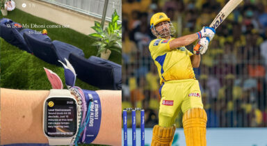 MS Dhoni craze at Ekana: Quinton de Kocks wife shares noise level warning as Thala walks out to bat