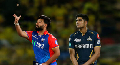 Who won the IPL toss today in GT vs DC match