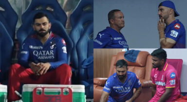 Sportsmanship Soaring! Sanju Samson soothes RCB players in dressing room, dejected Virat Kohli sits alone