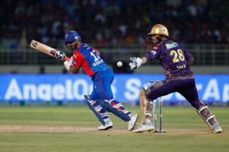 Limping Rishabh Pant hits injury concerns for a 6 with 25-ball 55 in IPL 2024