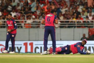 Nobody trusts Sanju Samson: Social media takes pot-shots at RR skipper for sloppy fielding