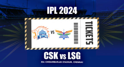 CSK vs LSG IPL 2024 Tickets available for booking online