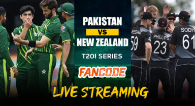 PAK vs NZ T20I Live Streaming to be available on Fancode in India