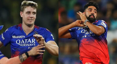 Mohammed Siraj and Cameron Green return as RCB revamps their playing XI vs KKR