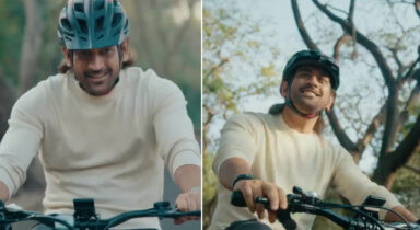 Watch: MS Dhoni showcases his singing skills in captivating e-bike ad