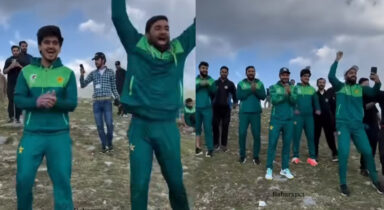 Hilarious! Pakistan team cheers on struggling Azam Khan on completing tough drill during Kakul camp