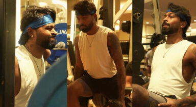 Grind mode on! Hardik Pandya sweats it out in the gym ahead of the PBKS clash