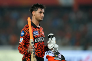 Unlucky Abhishek Sharma narrowly misses fastest fifty record as Kuldeep get consolation wicket