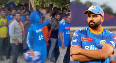 Mumbai cha Raja Rohit Sharma: Fans gather in queue six hours before MI vs RR clash