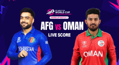 AFG vs OMN: Weather washes T20 WC warm-up game after Oman post 154 vs Afghanistan