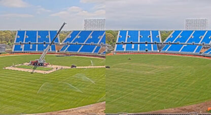 How was the pitch & outfield for mega IND vs PAK T20 WC 2024 clash prepared? Watch below