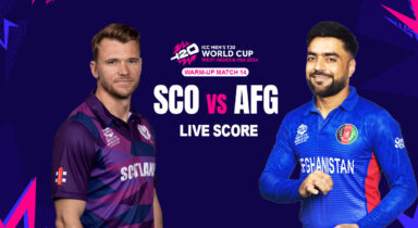 SCO vs AFG: Afghans overpower Scots with dominant 55 run win