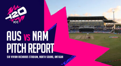 AUS vs NAM Pitch Report: Even contest between bat and ball expected