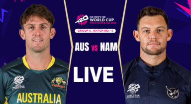 AUS vs NAM Highlights: Aussies blaze past Namibia to confirm Super Eight spot
