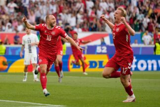 Slovenia 1-1 Denmark: Christen Eriksen gets on scoresheet as Danes playout cagey draw in Stuttgart