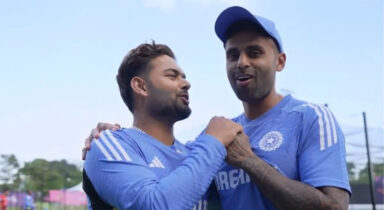 Watch: Rishabh Pants putfect practice for the IND vs IRE T20 World Cup match