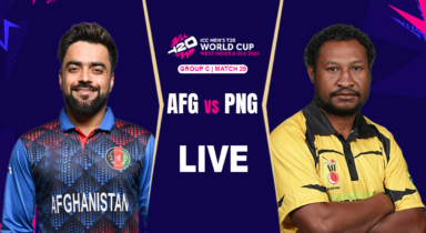 AFG vs PNG Highlights: Afghanistan seal Super 8 berth with comfortable win