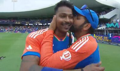 IPL drama to T20 WC glory: Rohit kisses tearful Hardik Pandya
