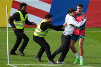 EURO 2024: Portugals open training called off as fans mob Cristiano Ronaldo