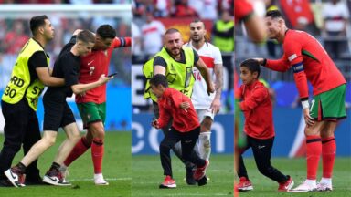 Not once, but twice! Cristiano Ronaldo faces fan invasion in Portugal vs Turkey clash in Euro 2024