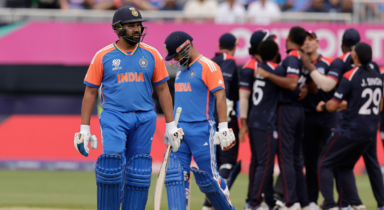 Rohit Sharma falls to part-time cricketer & former schoolmate Saurabh Netravalkar