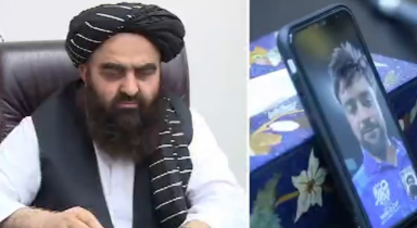Watch: Rashid Khan receives surprise FaceTime call from Afghanistans Foreign Minister