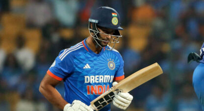 Nitish Reddys debut ends before it starts! Dube replaces injured all-rounder