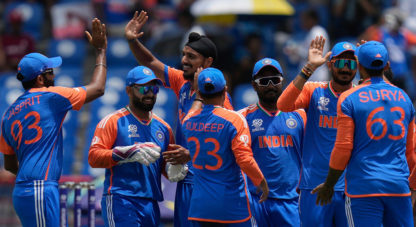 India avenge Adelaide loss in Guyana, decimate England to book T20 World Cup Final after 10 years