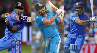SKY to MS Dhoni: Indian batters with highest strike rate in T20 World Cup so far