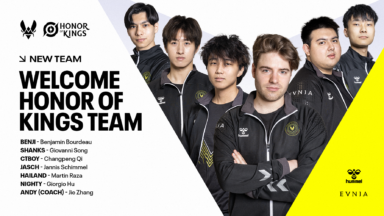 Team Vitality enters the HOK arena with international roster