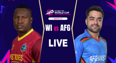 WI vs AFG Highlights: West Indies keep up momentum with 104-run win