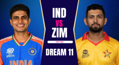 IND vs ZIM Dream11 Fantasy Prediction 1st T20I: Top picks and pitch report