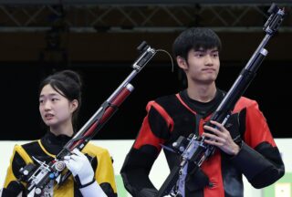 Who won the first gold medal at the Paris Olympics 2024?