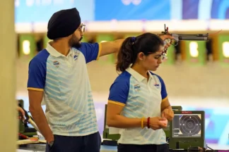 Paris Olympics: When will Manu Bhaker & Sarabjot Singh play Bronze medal match?