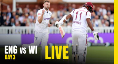 ENG vs WI 1st Test, Day 3 LIVE: England look to wrap up match as West Indies fight for survival