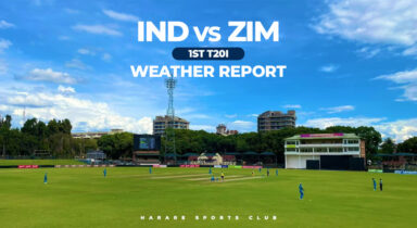 Harare Sports Club weather report ahead of IND vs ZIM 1st T20