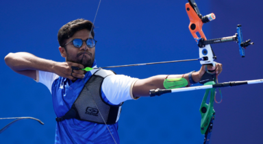How far is the target in Recurve and Compound Archery?