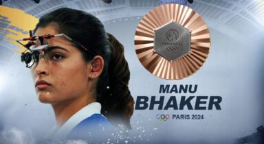 Manu Bhaker wins historic bronze, becomes first Indian woman to clinch a shooting Olympic medal