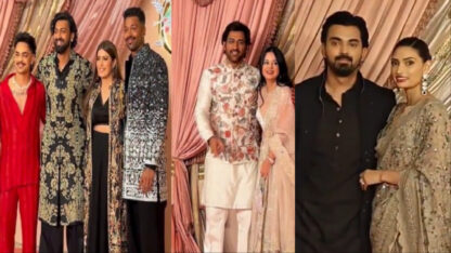 Hardik, Dhoni, Ishan, KL steal the show at Anant Ambani sangeet