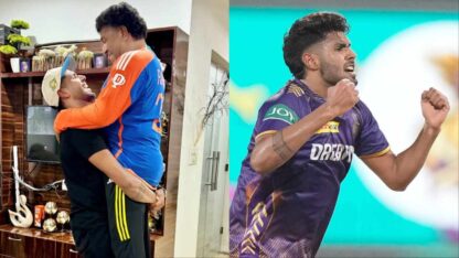Harshit Rana soars to Team India, lifts dad high in emotional celebration