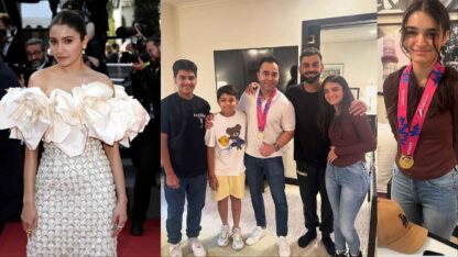 Anushka melts hearts as Virat reunites with family in Delhi post T20 WC win