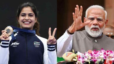 PM Modi calls Manu Bhaker on Paris Olympics historic Bronze win