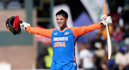 IND vs PAK: Future stars Abhishek Sharma and Tilak Varma in attendance at Dubai International Stadium