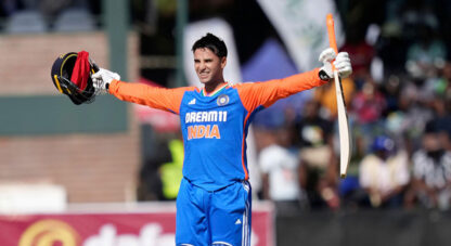 Abhishek Sharmas father credits Rohit Sharma for 46-ball century