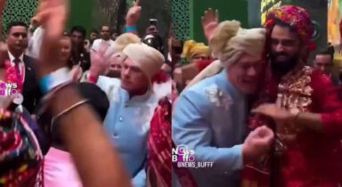 Watch: WWE superstar John Cena embraces Anant Ambanis wedding with his You Cant See Me bhangra steps