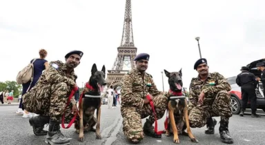 Indian security in Paris! CAPF Special Forces canine squad to perform duties at Olympics