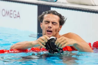 Italian swimmer who complained of no air conditioning in Paris Olympics Village found napping outdoors